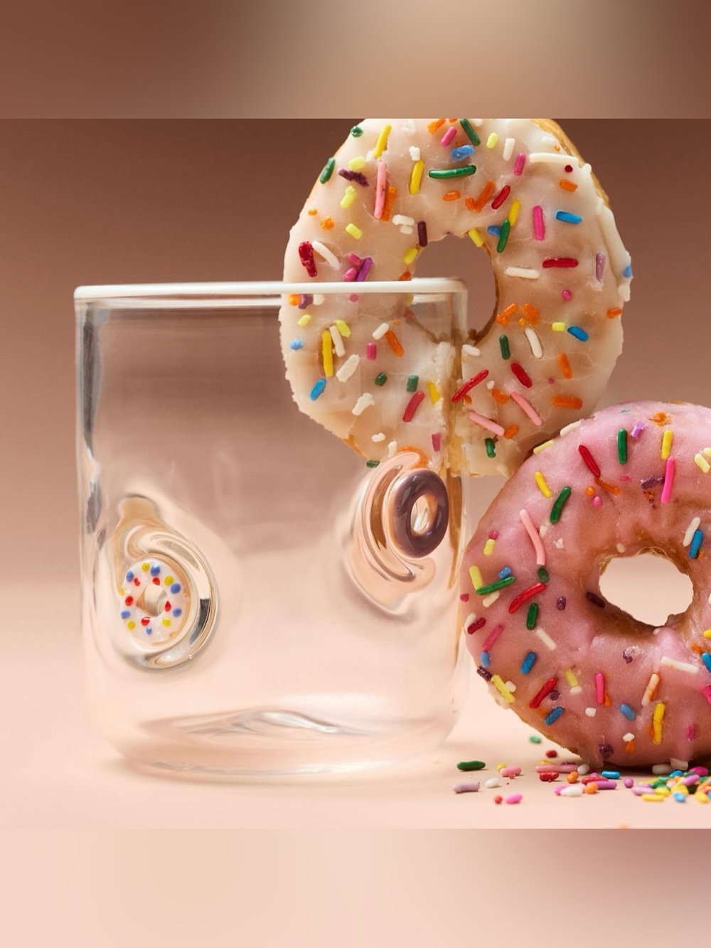 ANTHROPOLOGIE Icon Donut Glass